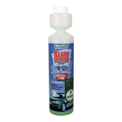 Scheibenreiniger Sommer Konzentrat 1:100 250 ml Flasche ALGOREX