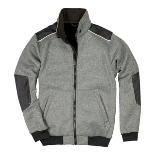 SCHEIBLER Blouson en maille Piering Taille XL, gris chiné