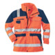 SCHEIBLER Parka de sécurité, T. M, orange/bleu-1