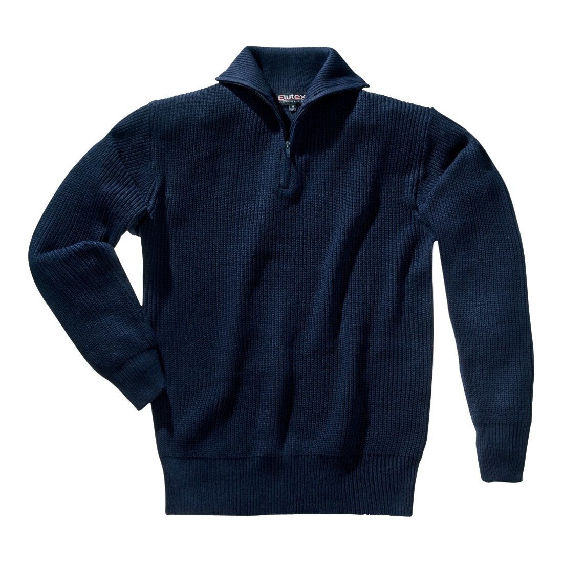 SCHEIBLER Pull-over Troyer avec fermeture éclair, taille L, marine