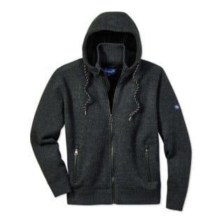 SCHEIBLER Strickjacke Schärding anthrazit/schwarz-meliert Gr. L