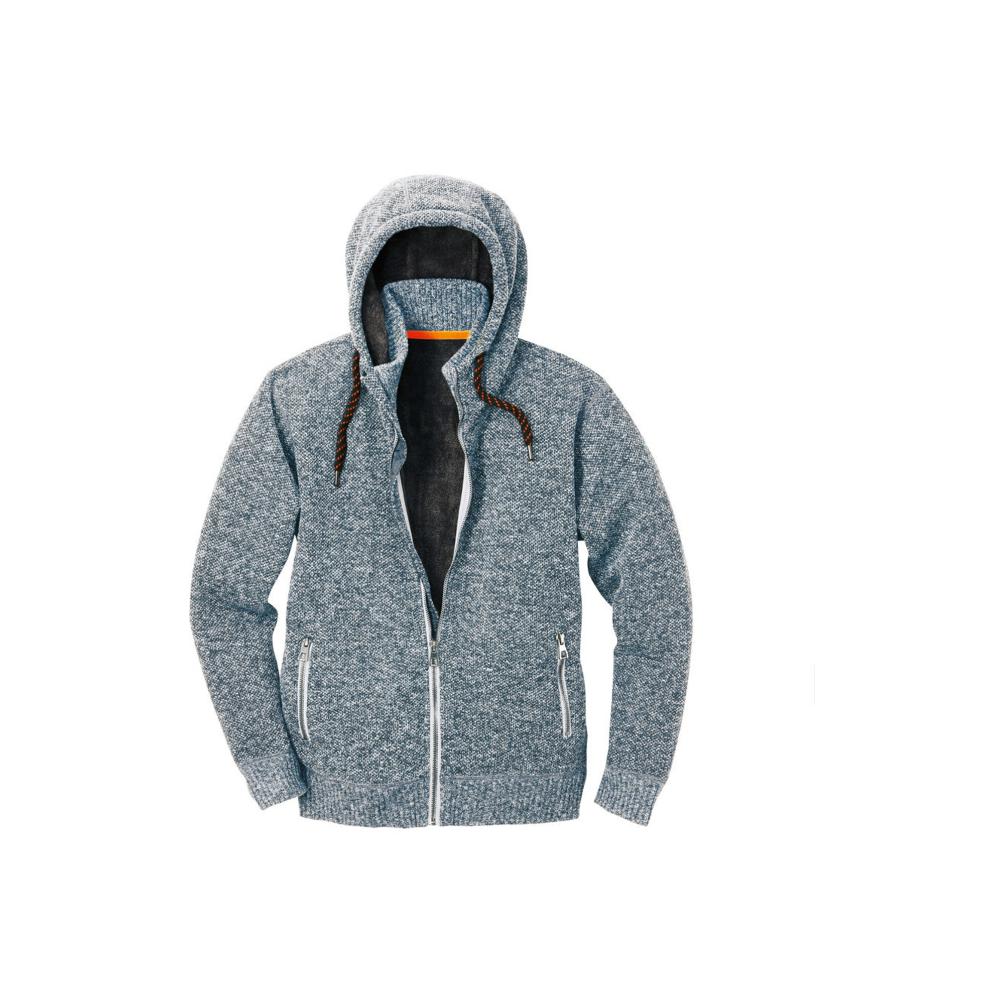 SCHEIBLER Strickjacke Schärding grau/schwarz.,meliert Gr. XL