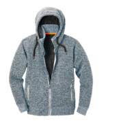 SCHEIBLER Strickjacke Schärding grau/schwarz.,meliert Gr. XXL