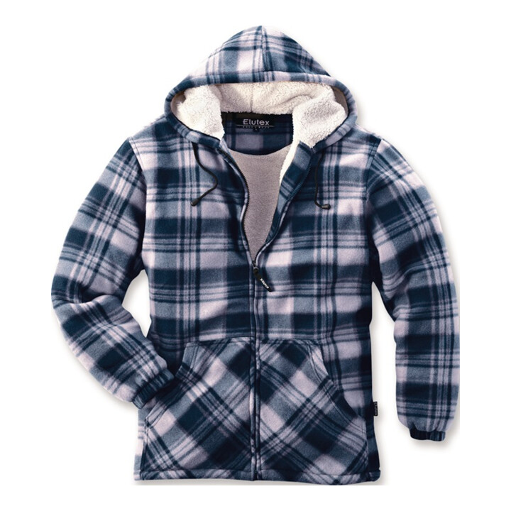 Scheibler Thermojacket Vancouver taille XXL bleu/beige-check 100%PES
