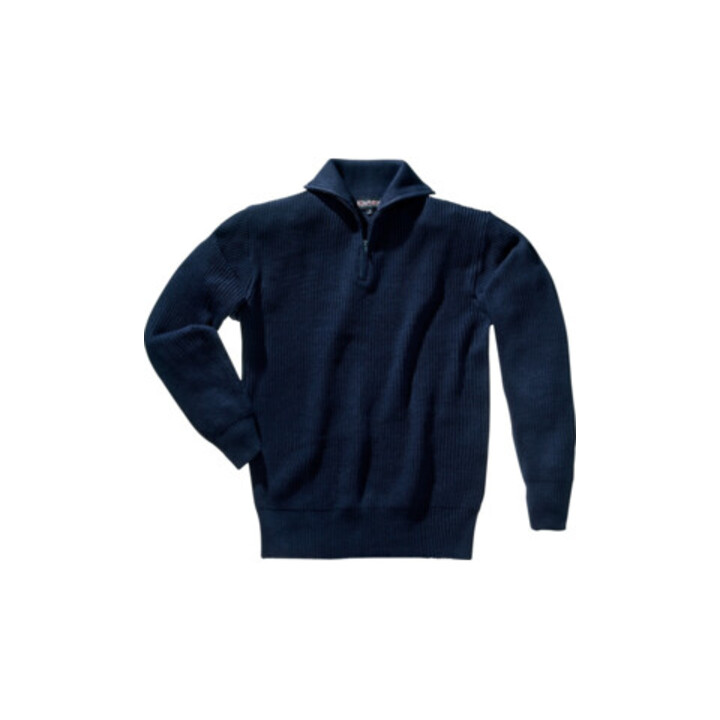 Scheibler Troyer Pull-over + fermeture éclair 2XL marine