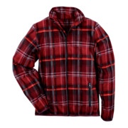 SCHEIBLER Veste-chemise polaire T. M rouge à carreaux
