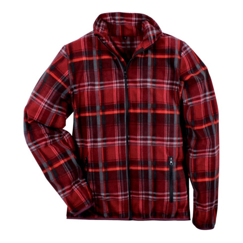 SCHEIBLER Veste-chemise polaire T. S rouge à carreaux