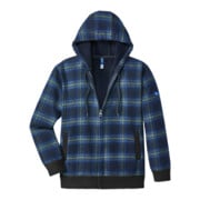 SCHEIBLER Veste thermique Curris bleu/gris à carreaux T. 3XL