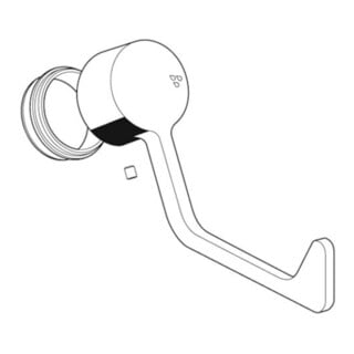 Schell Armhebel VITUS Thermostat, für Waschtischarmatur AH-T, chrom
