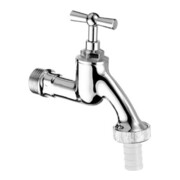 Schell Auslaufventil G 1/2 AG, Knebelgriff, verchromt
