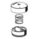 Schell Betätigungsgriff PETIT SC-M Druckfeder, Blendring, chrom-1