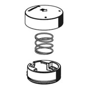Schell Betätigungsgriff PETIT SC-M Druckfeder, Blendring, chrom