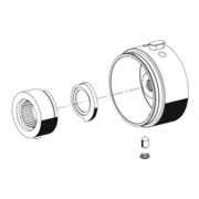 Schell Betätigungskopf Thermostat, verchromt