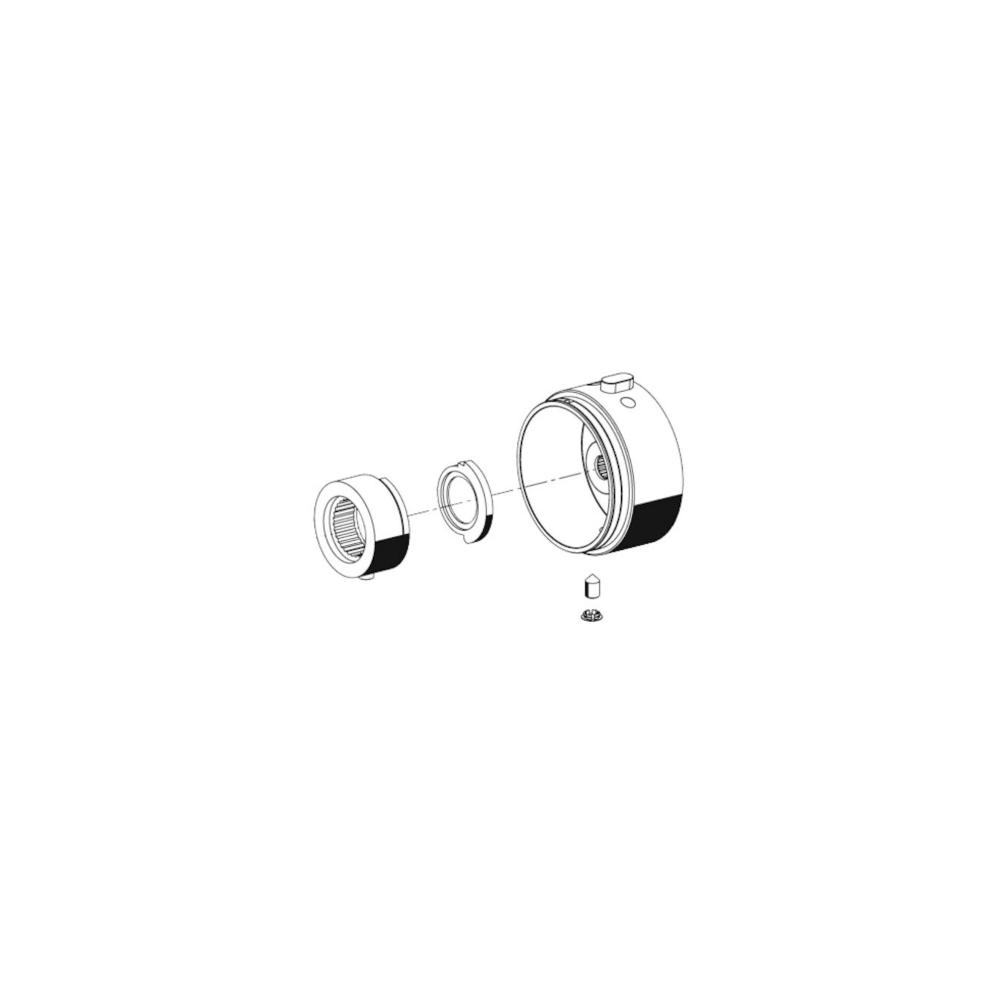 Schell Betätigungskopf Thermostat, verchromt