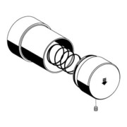 Schell Bouton de commande à fermeture automatique pour D-SC-T, complet