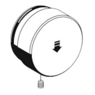 Schell Bouton de commande LINUS DP-SC-V, chromé