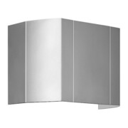 Schell Cache de raccordement 451-950 mm, pour panneau D., alu anodisé courbé