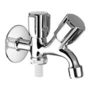 Schell COMFORT 1/2 DN 15 vanne de sortie combinée, chromé sans diffuseur tubulaire