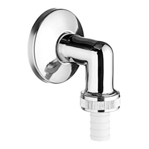 Schell Coude de raccordement G 1/2 AG, avec rosace et ASAG easy, chromé