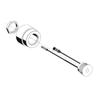 Schell CVD-Touch-Elektronik LINUS D-C-M verchromt, für Wandeinbau-Dusche