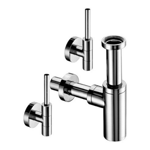 Schell Design-Eckventil Set EDITION mit ASAG easy, verchromt