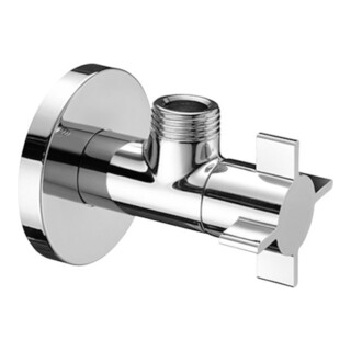 Schell Design vanne d'angle 4WING 1/2 chromé