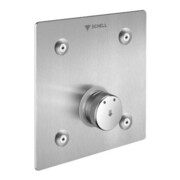 Schell douche murale encastrée LINUS type D-SC-M panneau frontal en acier inoxydable