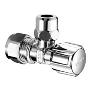 Schell Eckventil COMFORT d 12mm G 3/8 AG, m regul., kiwa, verchromt