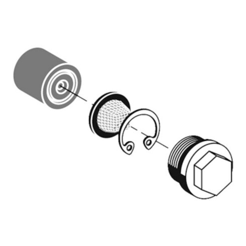 Schell Filterset LINUS für UP-Dusche/-Waschtischarmatur