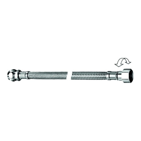 Schell Flexibler Schlauch clean-flex S FLEX 3/8" x 10 mm 3/8" ÜM, drehbar, chrom 150 mm