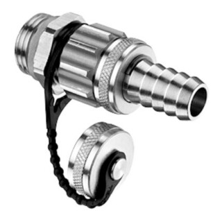 Schell Füll-/Entleerungs-Spindelventil G 1/2 AG, mit ASAG easy, mattchrom
