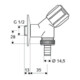 Schell Geräteschrägsitzventil COMFORT chrom 1/2"-5