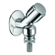 Schell Geräteschrägsitzventil COMFORT chrom, mit RFV und RB 1/2"