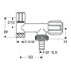 Schell Geräteventil COMFORT chrom, für Eckventile 3/8"-4