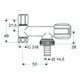 Schell Geräteventil COMFORT chrom, für Eckventile 3/8"-5