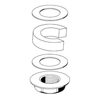 Schell Kit de fixation PETIT SC pour fixation lavabo