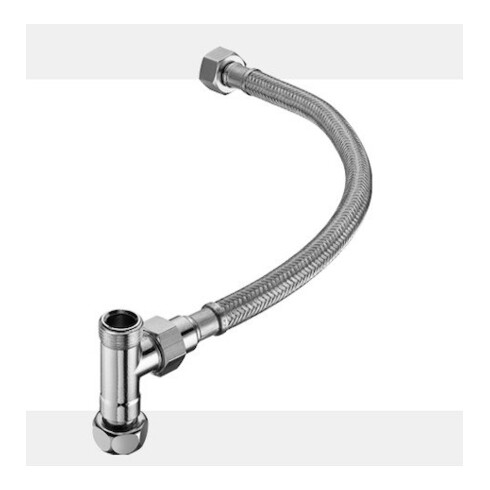 Schell Kit de raccordement pour robinet d'angle THM, flexible, chromé