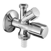 Schell Kombi-Eckventil COMFORT G 1/2 AG, m RV, lg Sch, SV, verchromt