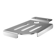 Schell LINUS Plateau Inox pour panneau de douche, acier inoxydable brossé