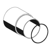 Schell manchon coulissant LINUS pour panneau de douche, chrome