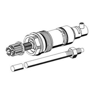 Schell Oberteil POLAR II Set, mit Spindel 177,5mm lang