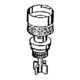 Schell pièces de rechange pour robinet de chasse d'eau WC SCHELLOMAT, piston complet-1