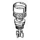 Schell pièces de rechange Robinet de chasse d'urinoir MILANO, piston-1