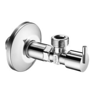 Schell PINT Robinet d'arrêt d'angle G 1/2 AG, avec robinet de réglage, chromé