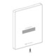 Schell Plaque avant WC EDITION E Acier inoxydable-1