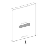 Schell Plaque avant WC EDITION E Acier inoxydable