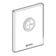 Schell Plaque de commande EDITION ECO blanche, pour WC, double chasse-1