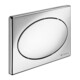 Schell Plaque de commande WC chromée, Start-Stop-1