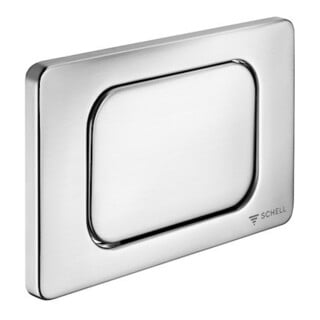 Schell Plaque de commande WC en acier inoxydable, démarrage-arrêt