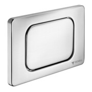 Schell Plaque de commande WC en acier inoxydable, démarrage-arrêt